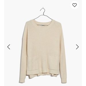 Madewell patch pocket pullover sweater